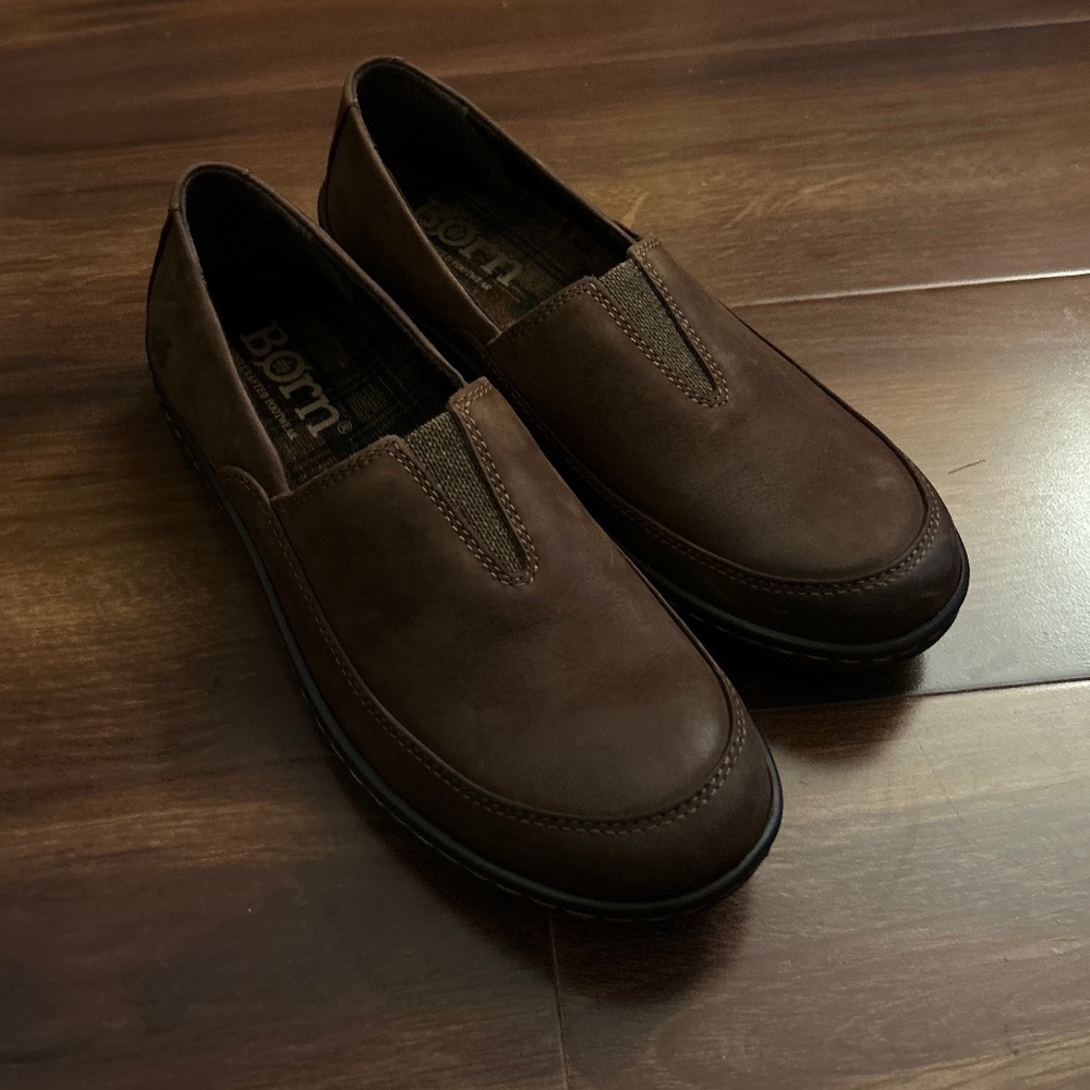 Born Dark Brown Slip-On Loafers